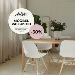 Kevadmüük Mustri salongis! Kogu mööbel ja valgustid -30%!